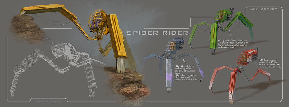 Spider Riders - Paolo Puggioni - Concept Art & Illustration Paolo ...