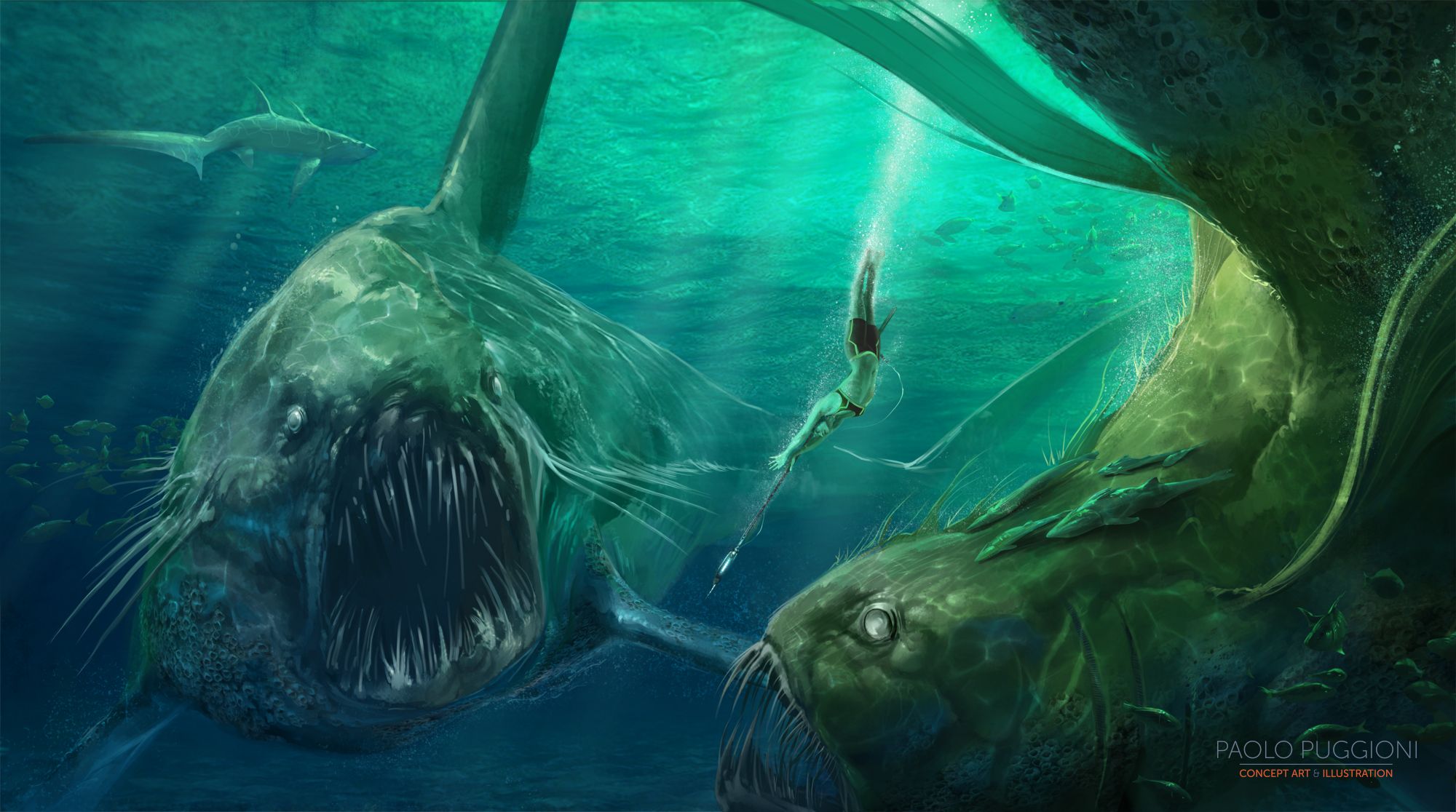 Подводное чудовище